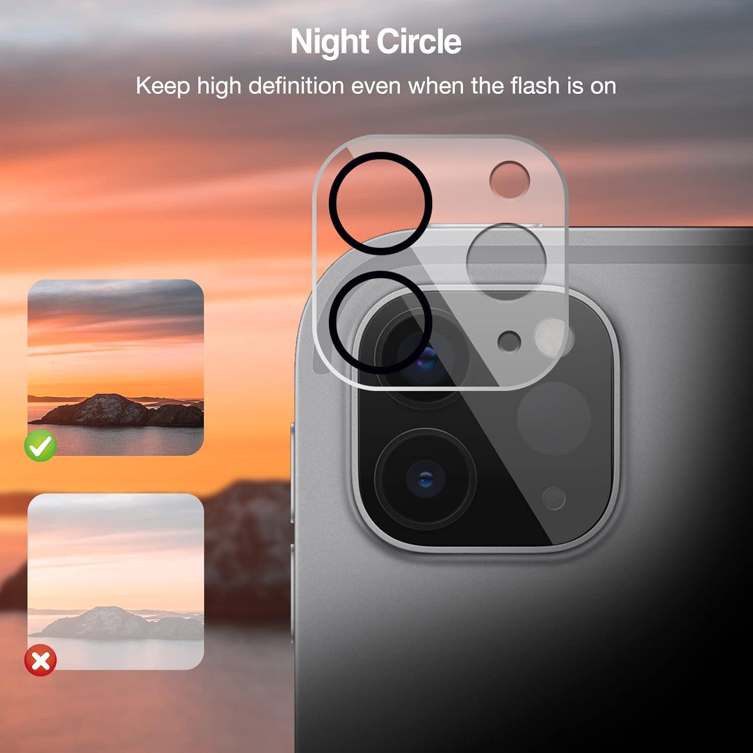 image:imageProCase 22 Pack Screen Protector for iPad Pro 13 inch 2025 M5 2024 M4 with Camera Lens Protector Tempered Glass Film for iPad Pro 13 2ClearClear