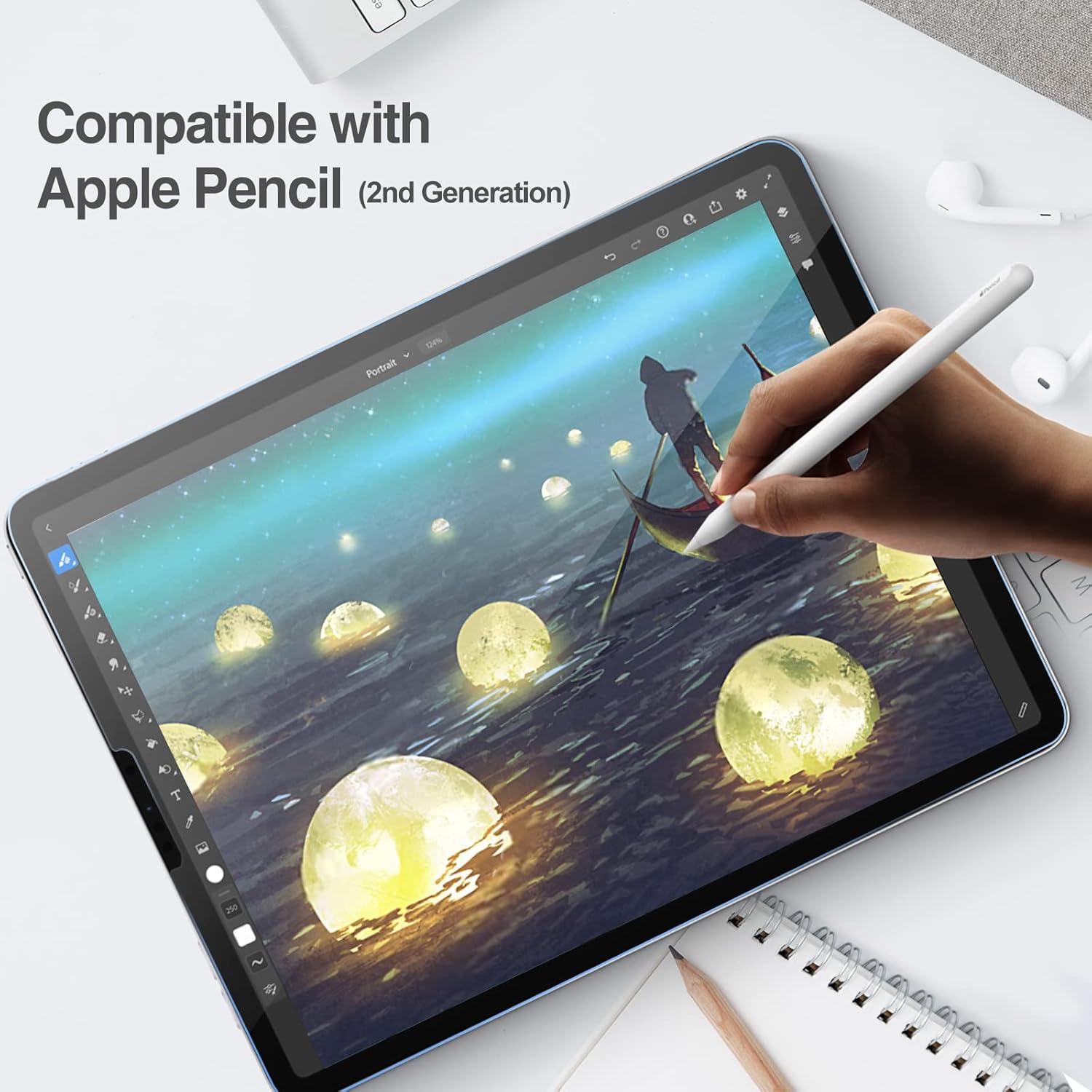 image:imageProCase 4Way Privacy Screen Protector for iPad Pro 11 4th 2022 109 iPad Air 54 iPad Pro 11 3rd 2nd 1st 360 Degree Tempered Glass Film Guard