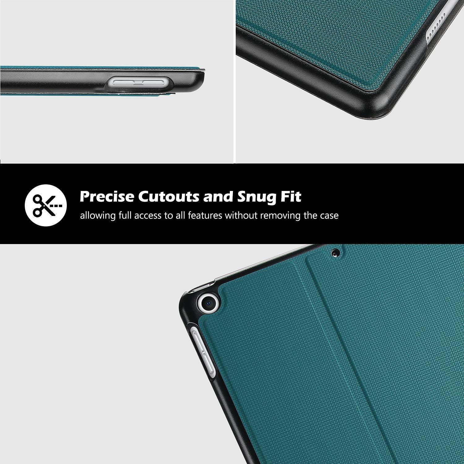 image:imageProCase Cover for iPad 102 Case 2021 iPad 9th Generation 2020 iPad 8th Gen 2019 iPad 7th Gen Case Slim Stand Protective Case Folio Cover for 102 iPad 9th Gen 8th Gen 7th GenBlackTeal