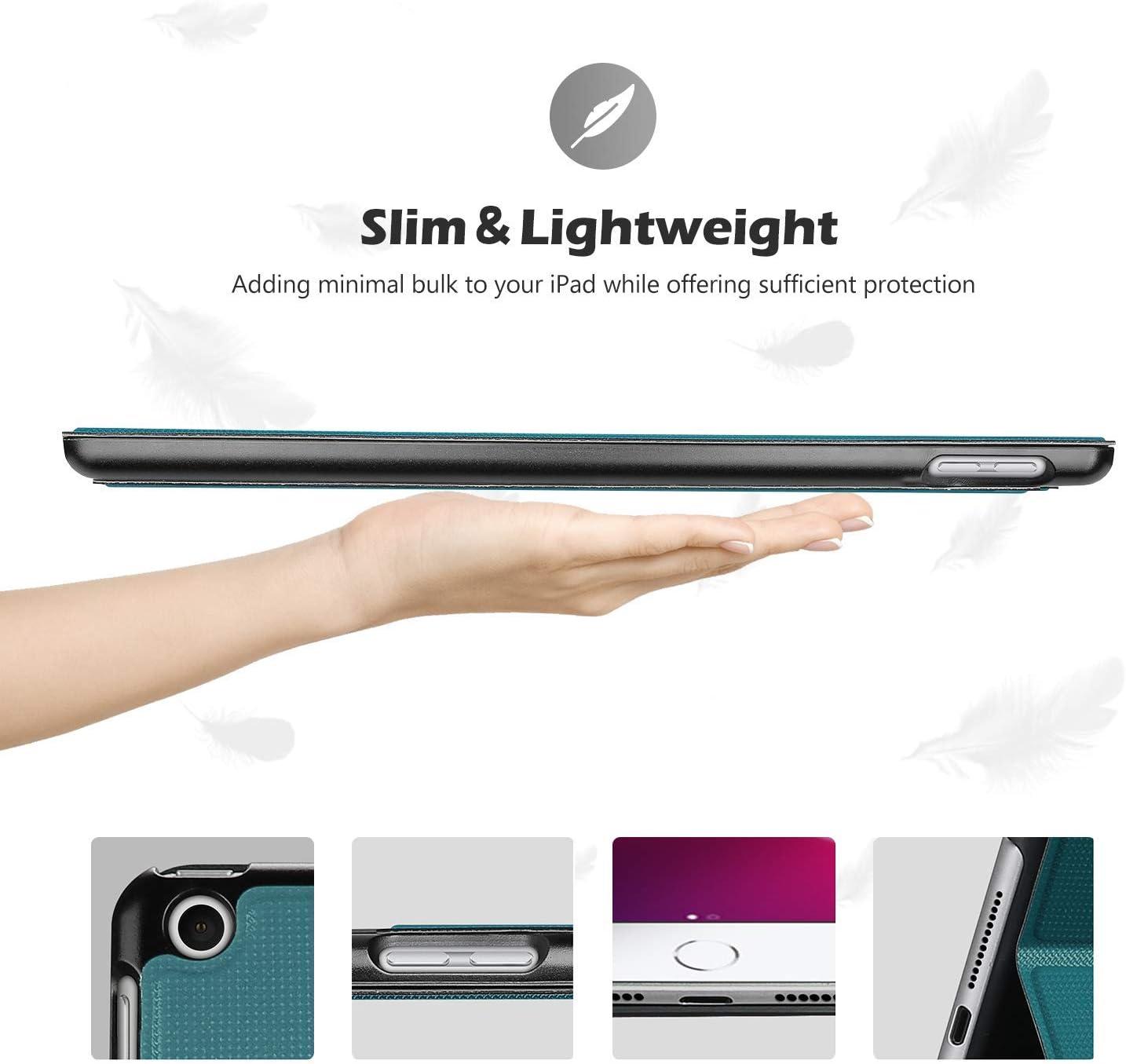 image:imageProCase Cover for iPad 102 Case 2021 iPad 9th Generation 2020 iPad 8th Gen 2019 iPad 7th Gen Case Slim Stand Protective Case Folio Cover for 102 iPad 9th Gen 8th Gen 7th GenBlackTeal