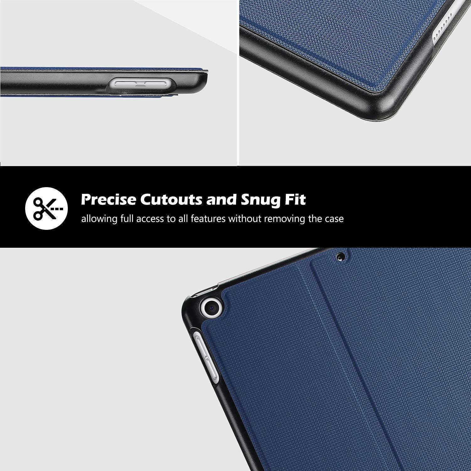 image:imageProCase Cover for iPad 102 Case 2021 iPad 9th Generation 2020 iPad 8th Gen 2019 iPad 7th Gen Case Slim Stand Protective Case Folio Cover for 102 iPad 9th Gen 8th Gen 7th GenBlackNavy