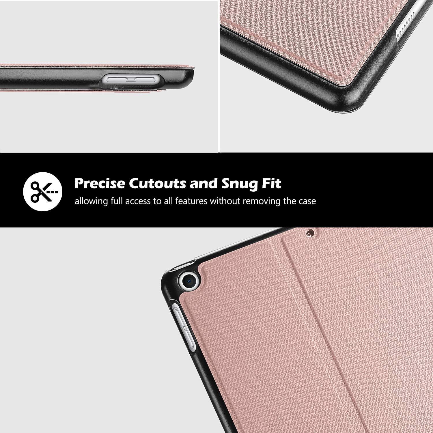 image:imageProCase Cover for iPad 102 Case 2021 iPad 9th Generation 2020 iPad 8th Gen 2019 iPad 7th Gen Case Slim Stand Protective Case Folio Cover for 102 iPad 9th Gen 8th Gen 7th GenBlackRosegold