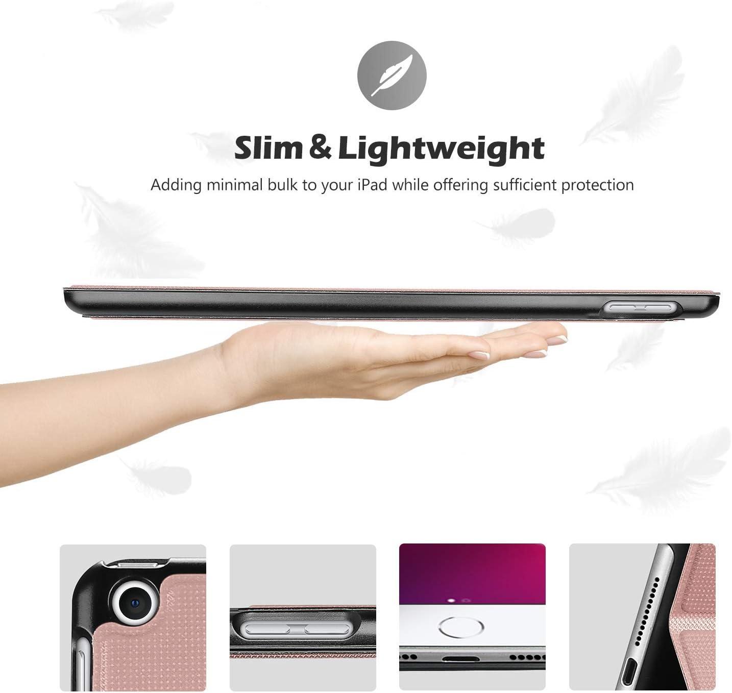 image:imageProCase Cover for iPad 102 Case 2021 iPad 9th Generation 2020 iPad 8th Gen 2019 iPad 7th Gen Case Slim Stand Protective Case Folio Cover for 102 iPad 9th Gen 8th Gen 7th GenBlackRosegold