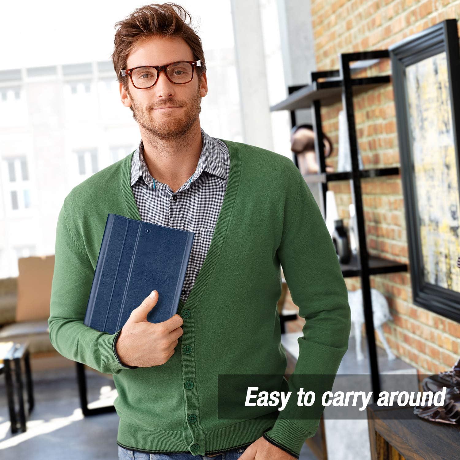 image:imageProCase Keyboard Case for iPad 102 9th Gen 2021 8th Gen 2020 7th Gen 2019 iPad Air 105 2019 iPad Pro 105 2017 Wireless Magnetically Detachable Keyboard Case Auto SleepWake Navy