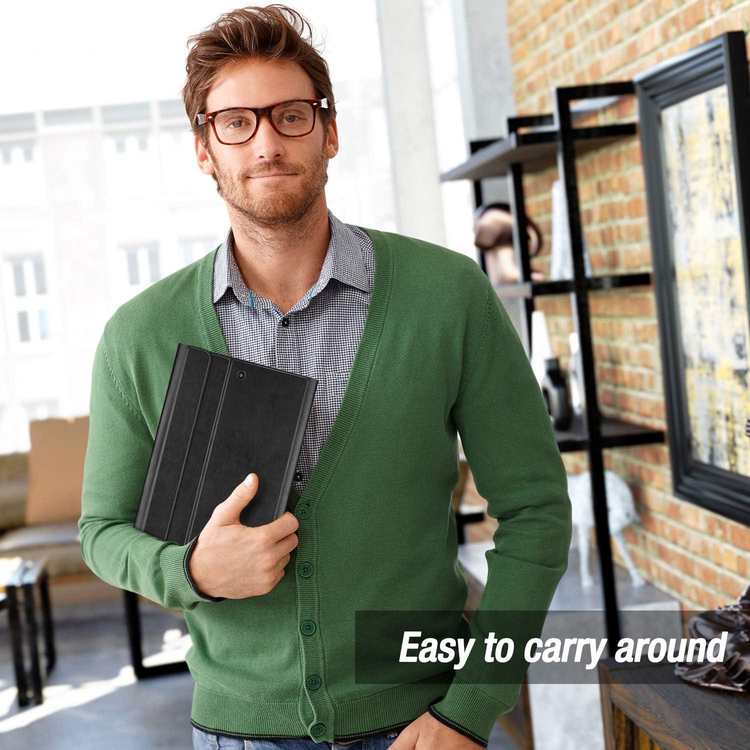 image:imageProCase Keyboard Case for iPad 102 9th Gen 2021 8th Gen 2020 7th Gen 2019 iPad Air 105 2019 iPad Pro 105 2017 Wireless Magnetically Detachable Keyboard Case Auto SleepWake Black