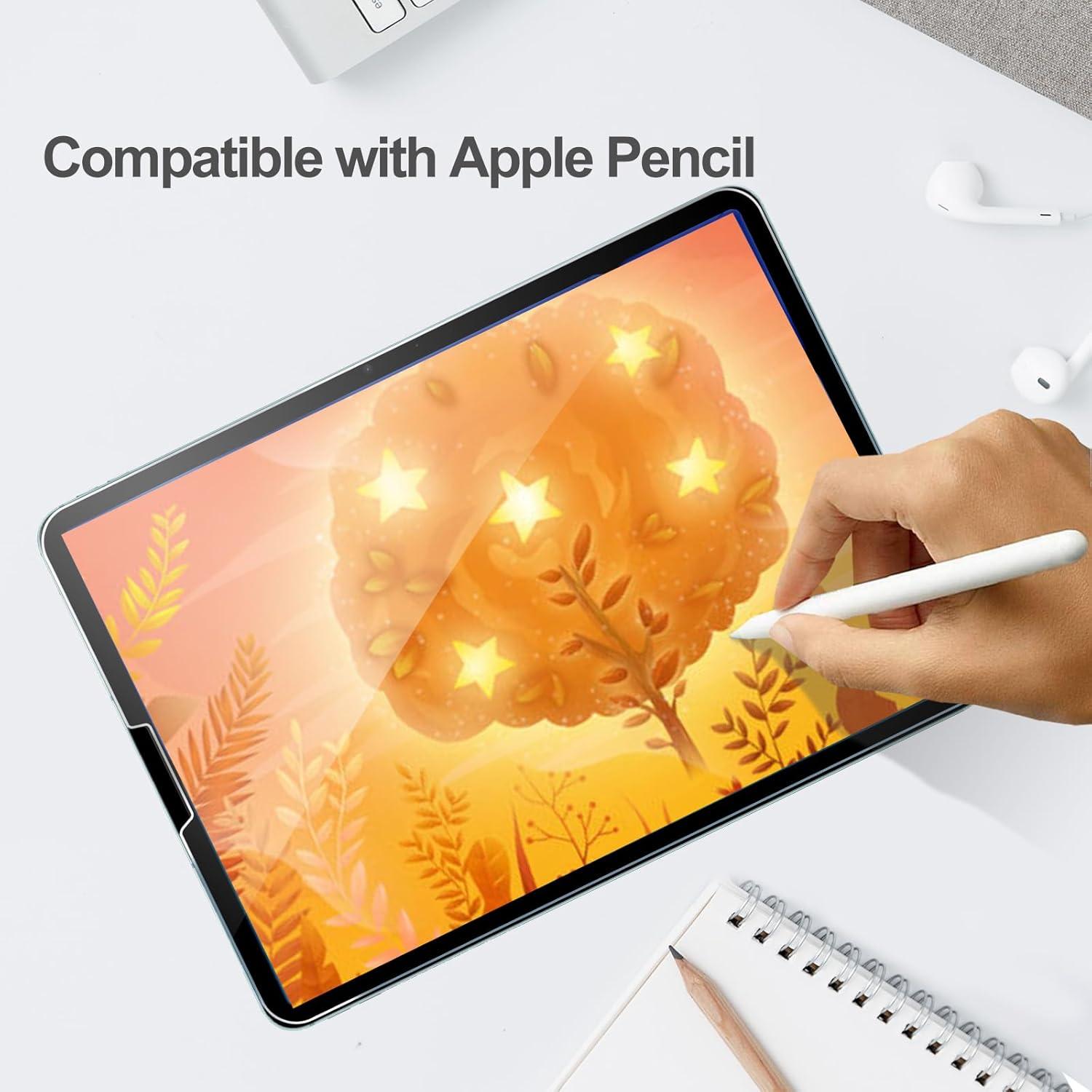 image:imageProCase Screen Protector for iPad Pro 13 InchM4 2024 iPad Air 13 InchM3M2 20252024 Tempered Glass Screen Saver Protective Film Guard for iPad Pro 13iPad Air 13 20252024 Release 2 PackiPad Pro 11 Inch 4th3rd2nd1st Gen