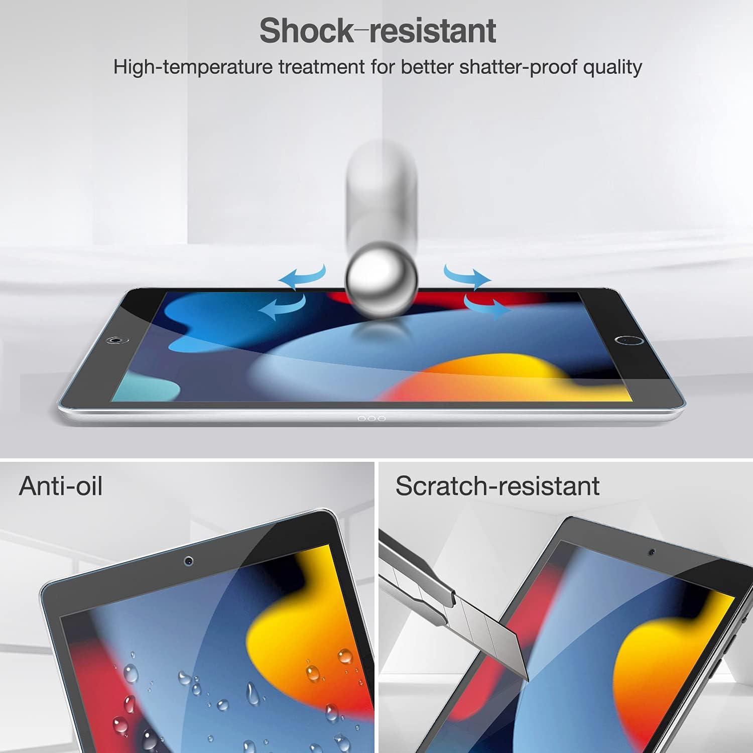 image:imageProCase Screen Protector for iPad Pro 13 InchM4 2024 iPad Air 13 InchM3M2 20252024 Tempered Glass Screen Saver Protective Film Guard for iPad Pro 13iPad Air 13 20252024 Release 2 PackiPad 9th8th7th Gen 102 Inch