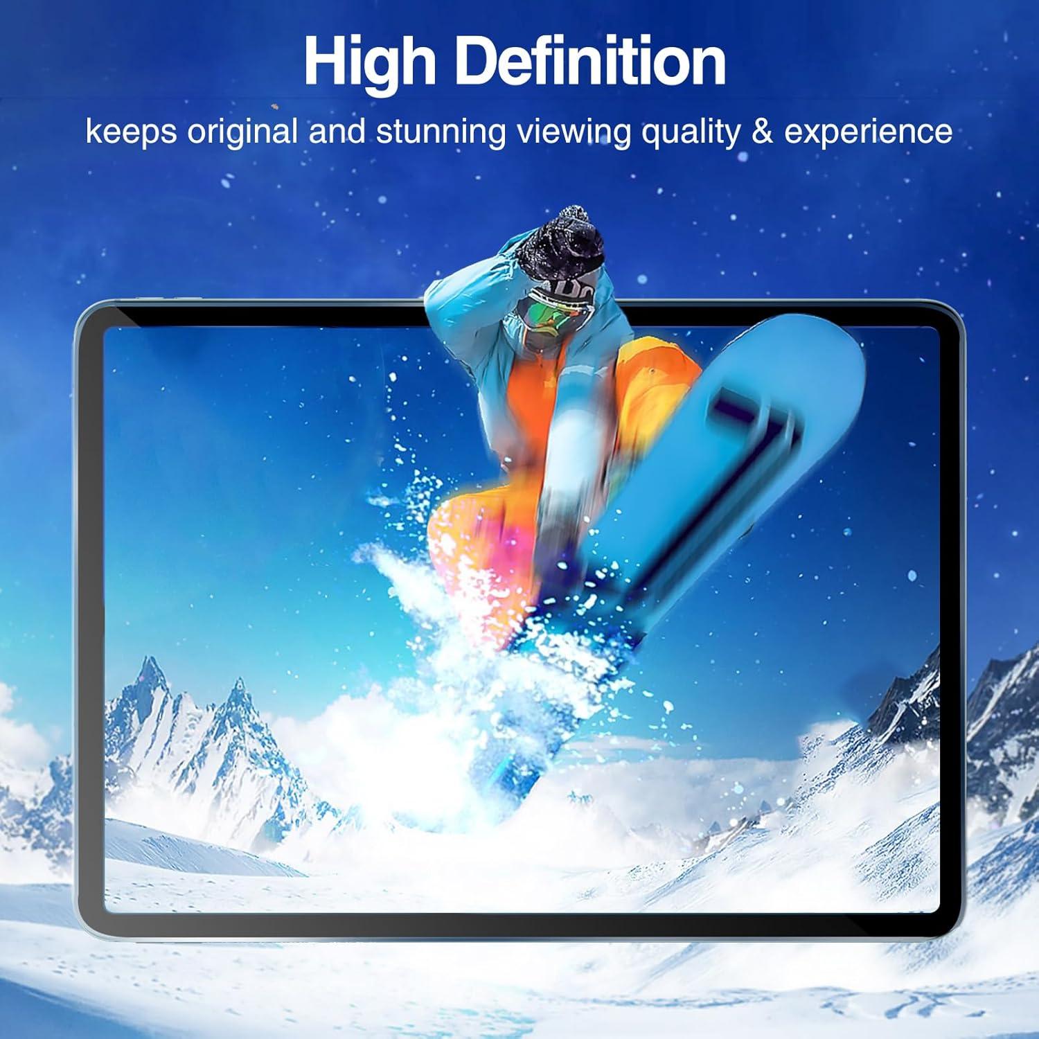 image:imageProCase Screen Protector for iPad Pro 13 InchM4 2024 iPad Air 13 InchM3M2 20252024 Tempered Glass Screen Saver Protective Film Guard for iPad Pro 13iPad Air 13 20252024 Release 2 PackiPad Air 11 M4M3M2 202620252024