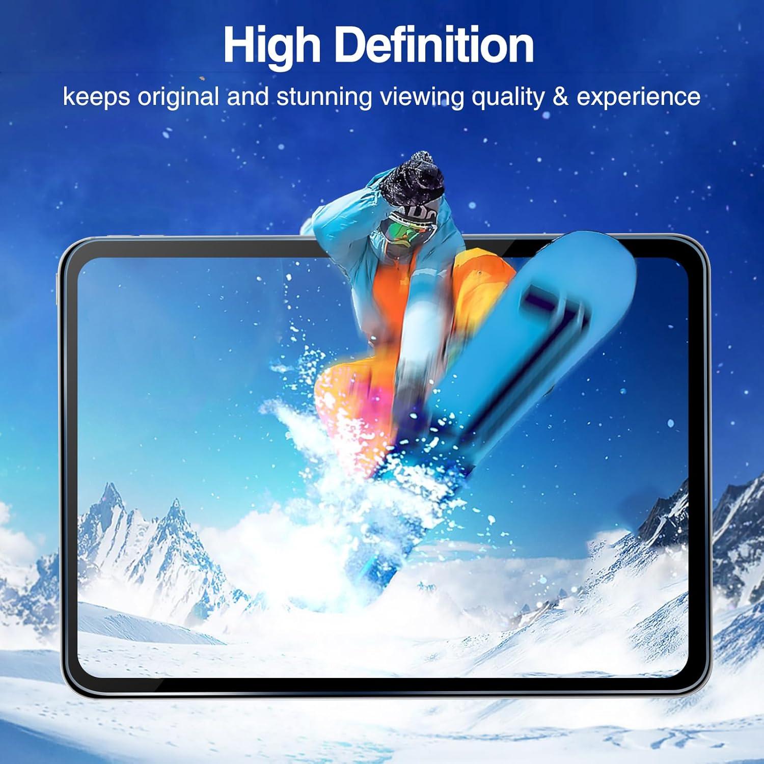 image:imageProCase Screen Protector for iPad Pro 13 InchM4 2024 iPad Air 13 InchM3M2 20252024 Tempered Glass Screen Saver Protective Film Guard for iPad Pro 13iPad Air 13 20252024 Release 2 PackiPad Air 13 Inch M3M2Pro 13 InchM4