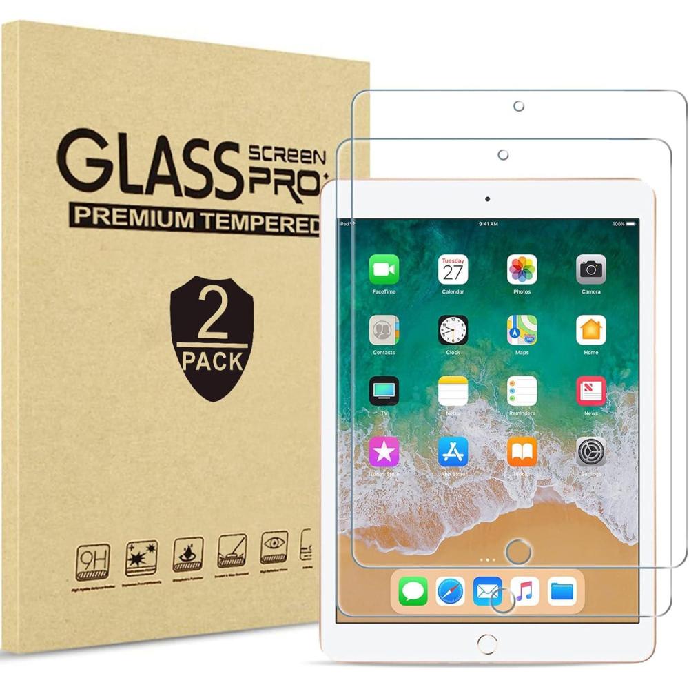 image:imageProCase Screen Protector for iPad Pro 13 InchM4 2024 iPad Air 13 InchM3M2 20252024 Tempered Glass Screen Saver Protective Film Guard for iPad Pro 13iPad Air 13 20252024 Release 2 PackiPad 6th5th Air 2Air 1 iPad Pro 97
