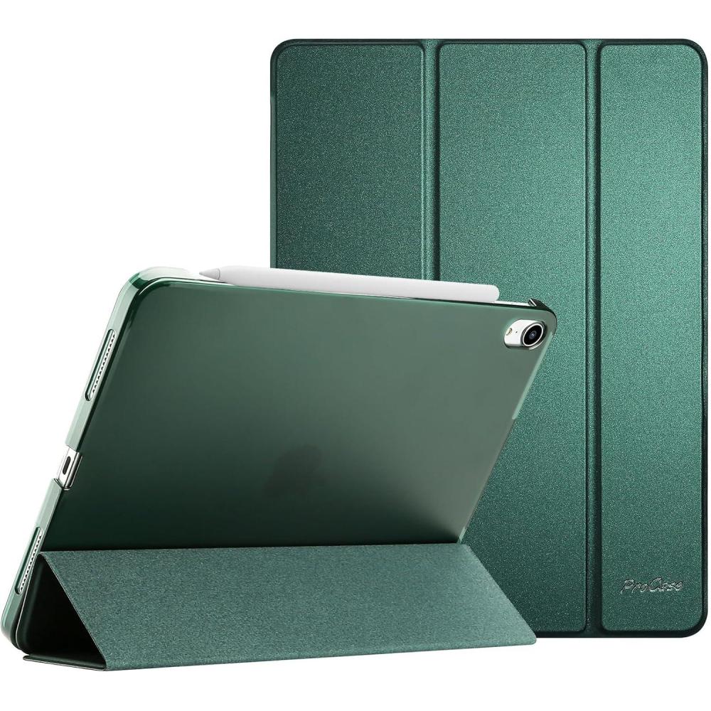 image:imageProCase Smart Case for iPad Air 11inch M4 2026 8th Gen M3 2025 M2 2024 amp 109 Inch iPad Air 5th 2022 amp 4th 2020 Protective Hard Back Cover with Auto SleepWake PinkMgreen