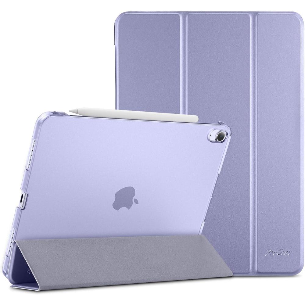 image:imageProCase Smart Case for iPad Air 11inch M4 2026 8th Gen  M3 2025  M2 2024 amp 109 Inch iPad Air 5th 2022 amp 4th 2020  Protective Hard Back Cover with Auto SleepWake  PinkPurple