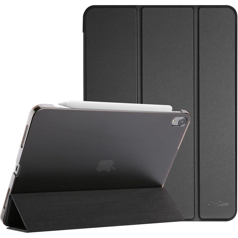 image:imageProCase Smart Case for iPad Air 11inch M4 2026 8th Gen M3 2025 M2 2024 amp 109 Inch iPad Air 5th 2022 amp 4th 2020 Protective Hard Back Cover with Auto SleepWake PinkBlack