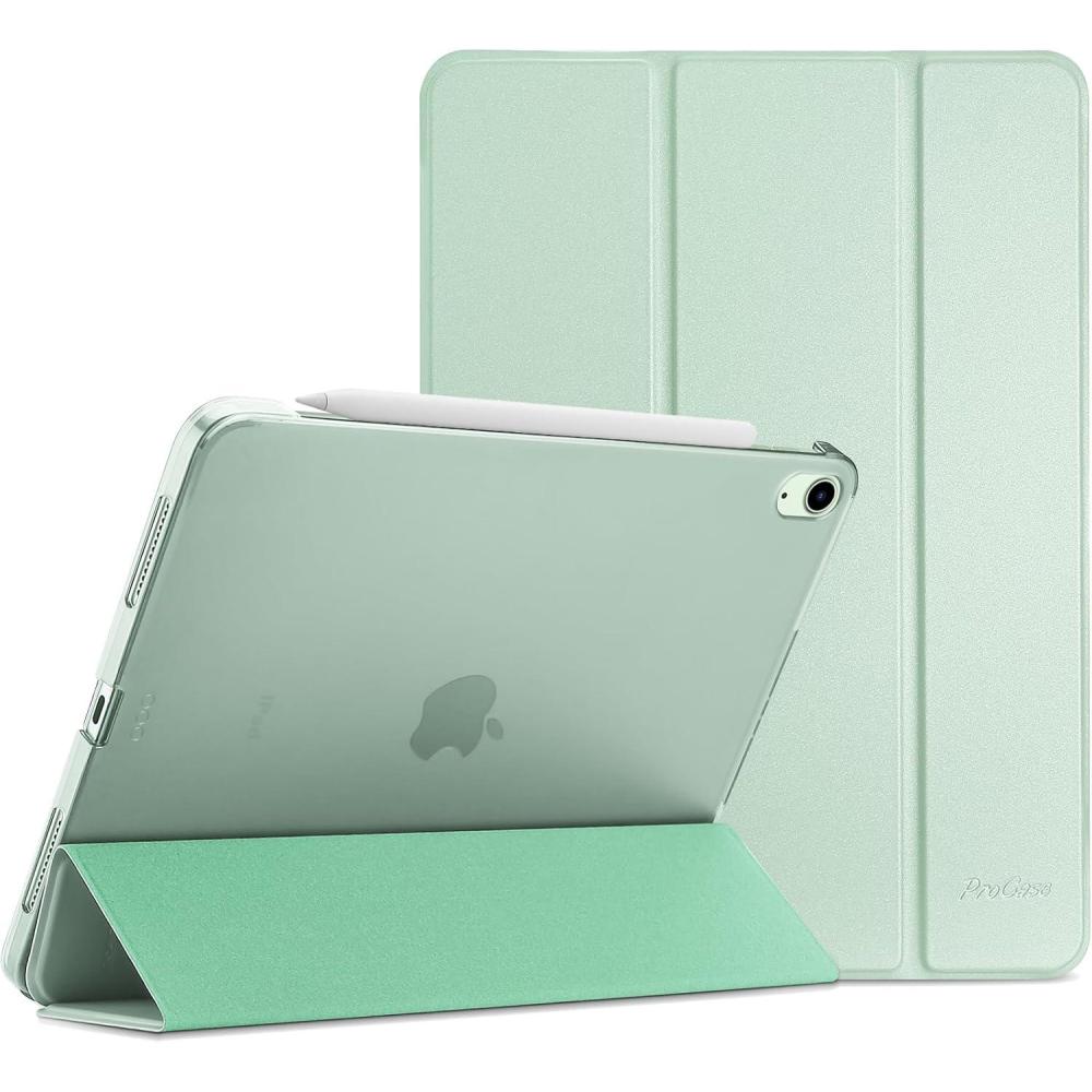 image:imageProCase Smart Case for iPad Air 11inch M4 2026 8th Gen  M3 2025  M2 2024 amp 109 Inch iPad Air 5th 2022 amp 4th 2020  Protective Hard Back Cover with Auto SleepWake  PinkGreen
