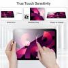 ProCase 2 Pack Screen Protector for iPad Air 5th /4th Generation 10.9″+ 2 Pack Camera Lens Protector, 9H Hardness HD Clear Tempered Glass for iPad Air Gen 4/5 -Blue(Pink)