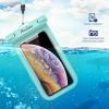 ProCase 2 Pack Waterproof Phone Pouch Case, 7″ Universal Underwater Cellphone Dry Bag for iPhone 17 Air 16 15 14 13 Pro Plus Max 12 11, Galaxy S24 S23 S22 Ultra Pixel -Black(Black/Green)