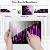 ProCase 2+2 Pack Screen Protector for iPad Pro 13 inch 2025 (M5)/ 2024 (M4) with Camera Lens Protector, Tempered Glass Film for iPad Pro 13″ -2Clear(Clear)