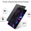 ProCase 4-Way Privacy Screen Protector for iPad Pro 11 4th 2022, 10.9” iPad Air 5/4, iPad Pro 11 3rd 2nd 1st, 360 Degree Tempered Glass Film Guard