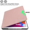 ProCase Cover for iPad 10.2 Case 2021 iPad 9th Generation / 2020 iPad 8th Gen/ 2019 iPad 7th Gen Case, Slim Stand Protective Case Folio Cover for 10.2″ iPad 9th Gen / 8th Gen / 7th Gen-Black(Rosegold)