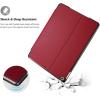 ProCase Cover for iPad 10.2 Case 2021 iPad 9th Generation / 2020 iPad 8th Gen/ 2019 iPad 7th Gen Case, Slim Stand Protective Case Folio Cover for 10.2″ iPad 9th Gen / 8th Gen / 7th Gen-Black(Red)