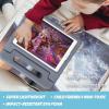 ProCase Kids Case for iPad 9th Generation/iPad 8/iPad 7, iPad 10.2 Case 2021 2020 2019/iPad Air 10.5/iPad Pro 10.5 Kids Case, Shockproof Lightweight Case with Convertible Handle -Blue | 2021, 2020, 2019, Shockproof, Blue(Grey)