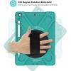 ProCase Rugged Case for iPad 9th/ 8th/ 7th Generation 10.2″ (2021/2020/2019), Heavy Duty Shockproof Protective Cover with Strap for iPad 9/8/7 -Teal(DarkTeal)