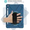 ProCase Rugged Case for iPad 9th/ 8th/ 7th Generation 10.2″ (2021/2020/2019), Heavy Duty Shockproof Protective Cover with Strap for iPad 9/8/7 -Teal(Moroccoblue)