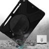 ProCase Rugged Case for iPad 9th/ 8th/ 7th Generation 10.2″ (2021/2020/2019), Heavy Duty Shockproof Protective Cover with Strap for iPad 9/8/7 -Teal(ShadowBlack)