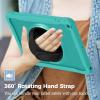 ProCase Rugged Case for iPad 9th/8th/7th Generation 10.2 inch 2021/2020/2019 Case, Heavy Duty Shockproof Rugged Cover with Hand Strap 360 Degree Rotatable Kickstand Protective for iPad 10.2 -Pink(Teal)