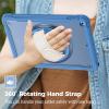 ProCase Rugged Case for iPad 9th/8th/7th Generation 10.2 inch 2021/2020/2019 Case, Heavy Duty Shockproof Rugged Cover with Hand Strap 360 Degree Rotatable Kickstand Protective for iPad 10.2 -Pink(Navy)