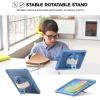 ProCase Rugged Case for iPad 9th/8th/7th Generation 10.2 inch 2021/2020/2019 Case, Heavy Duty Shockproof Rugged Cover with Hand Strap 360 Degree Rotatable Kickstand Protective for iPad 10.2 -Pink(Navy)