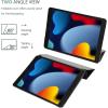 ProCase Smart Case for iPad 10.2 Case 2021 9th Gen/ 2020 8th Gen/ 2019 7th Gen Case with Tempered Glass Screen Protector, Slim Stand Hard Shell Protective Smart Cover for 10.2” iPad 9/8/7 -Grey(grey)