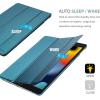 ProCase Smart Case for iPad 10.2 Case 2021 9th Gen/ 2020 8th Gen/ 2019 7th Gen Case with Tempered Glass Screen Protector, Slim Stand Hard Shell Protective Smart Cover for 10.2” iPad 9/8/7 -Grey(Teal)