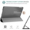 ProCase Smart Case for iPad 10.2 Case 2021 9th Gen/ 2020 8th Gen/ 2019 7th Gen Case with Tempered Glass Screen Protector, Slim Stand Hard Shell Protective Smart Cover for 10.2” iPad 9/8/7 -Grey(grey)