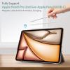 ProCase Smart Case for iPad Air 11-inch M4 (2026, 8th Gen) / M3 (2025) / M2 (2024) & 10.9 Inch iPad Air 5th (2022) & 4th (2020) – Protective Hard Back Cover with Auto Sleep/Wake – Pink(Starlight)