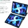 ProCase Smart Case for iPad Air 11-inch M4 (2026, 8th Gen) / M3 (2025) / M2 (2024) & 10.9 Inch iPad Air 5th (2022) & 4th (2020) – Protective Hard Back Cover with Auto Sleep/Wake – Pink(Emerald)