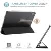 ProCase Smart Case for iPad Air 11-inch M4 (2026, 8th Gen) / M3 (2025) / M2 (2024) & 10.9 Inch iPad Air 5th (2022) & 4th (2020) – Protective Hard Back Cover with Auto Sleep/Wake – Pink(Black)