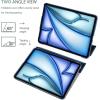 ProCase Smart Case for iPad Air 11-inch M4 (2026, 8th Gen) / M3 (2025) / M2 (2024) & 10.9 Inch iPad Air 5th (2022) & 4th (2020) – Protective Hard Back Cover with Auto Sleep/Wake – Pink(Navy)