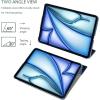 ProCase Smart Case for iPad Air 11-inch M4 (2026, 8th Gen) / M3 (2025) / M2 (2024) & 10.9 Inch iPad Air 5th (2022) & 4th (2020) – Protective Hard Back Cover with Auto Sleep/Wake – Pink(Darkblue)