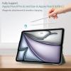 ProCase Smart Case for iPad Air 11-inch M4 (2026, 8th Gen) / M3 (2025) / M2 (2024) & 10.9 Inch iPad Air 5th (2022) & 4th (2020) – Protective Hard Back Cover with Auto Sleep/Wake – Pink(Grey)