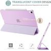 ProCase Smart Case for iPad Air 11-inch M4 (2026, 8th Gen) / M3 (2025) / M2 (2024) & 10.9 Inch iPad Air 5th (2022) & 4th (2020) – Protective Hard Back Cover with Auto Sleep/Wake – Pink(Violet)