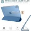 ProCase Smart Case for iPad Air 11-inch M4 (2026, 8th Gen) / M3 (2025) / M2 (2024) & 10.9 Inch iPad Air 5th (2022) & 4th (2020) – Protective Hard Back Cover with Auto Sleep/Wake – Pink(Blue)