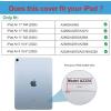 ProCase Smart Case for iPad Air 11-inch M4 (2026, 8th Gen) / M3 (2025) / M2 (2024) & 10.9 Inch iPad Air 5th (2022) & 4th (2020) – Protective Hard Back Cover with Auto Sleep/Wake – Pink(Green)