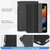 ProCase Smart Cover for iPad 10.2 Case iPad 9th 8th 7th Generation Case, Hard Back Protective Cover iPad Case for iPad 10.2 Inch – Black(Black)