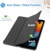 ProCase Smart Cover for iPad 10.2 Case iPad 9th 8th 7th Generation Case, Hard Back Protective Cover iPad Case for iPad 10.2 Inch – Black(Grey)