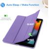 ProCase Smart Cover for iPad 10.2 Case iPad 9th 8th 7th Generation Case, Hard Back Protective Cover iPad Case for iPad 10.2 Inch – Black(Purple)