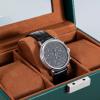 ProCase Watch Box, 3 Slot Mens Watch Case, Watch Storage Holder Organizer, Watch Display Case with Glass Lid, Anniversary Birthday Valentine Gifts for Men Women -3 Slot, Black(MidnightGreen)