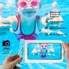 ProCase Waterproof Phone Pouch for iPhone 17 Air 16 15 14 13 12 11 Pro Plus Max Mini Xs XR X 8 7 Galaxy S23 S22 S21 Ultra Note Black Underwater Case, up to 7″ -Clear(Blue/Green/Pink/Yellow)