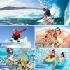 ProCase Waterproof Phone Pouch for iPhone 17 Air 16 15 14 13 12 11 Pro Plus Max Mini Xs XR X 8 7 Galaxy S23 S22 S21 Ultra Note Black Underwater Case, up to 7″ -Clear(Blue/Green/Pink/Yellow)