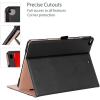 ProCase for iPad 10.2 Inch Case 2021 9th Generation/2020 8th Generation/2019 7th Generation iPad Case, Leather Vintage Stand Folio Cover Protective Case for 10.2″ iPad 9th Gen/8th Gen/7th Gen -Black(Black)